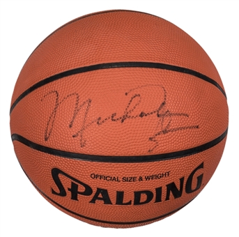 Michael Jordan Autographed Official Spalding Basketball (SGC)